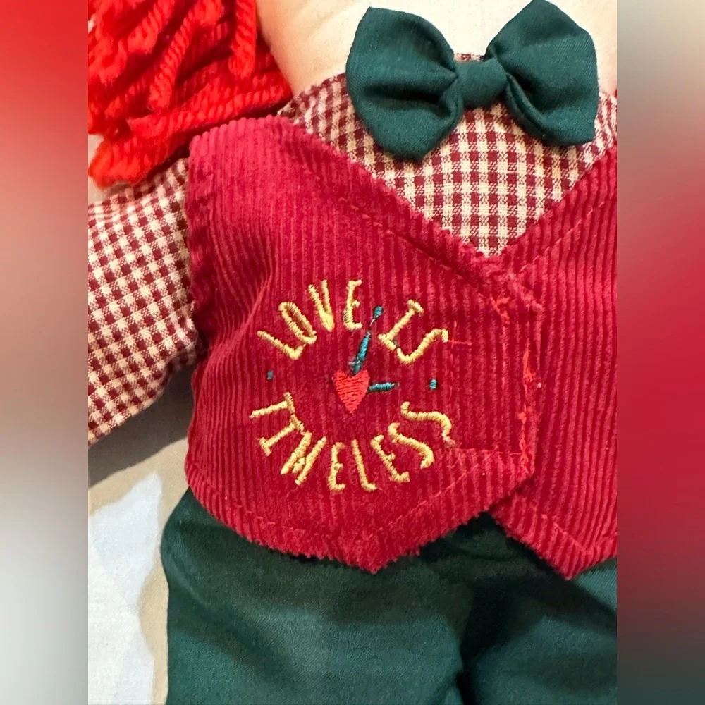 Vintage Raggedy Andy Doll Love Is Timeless Collection